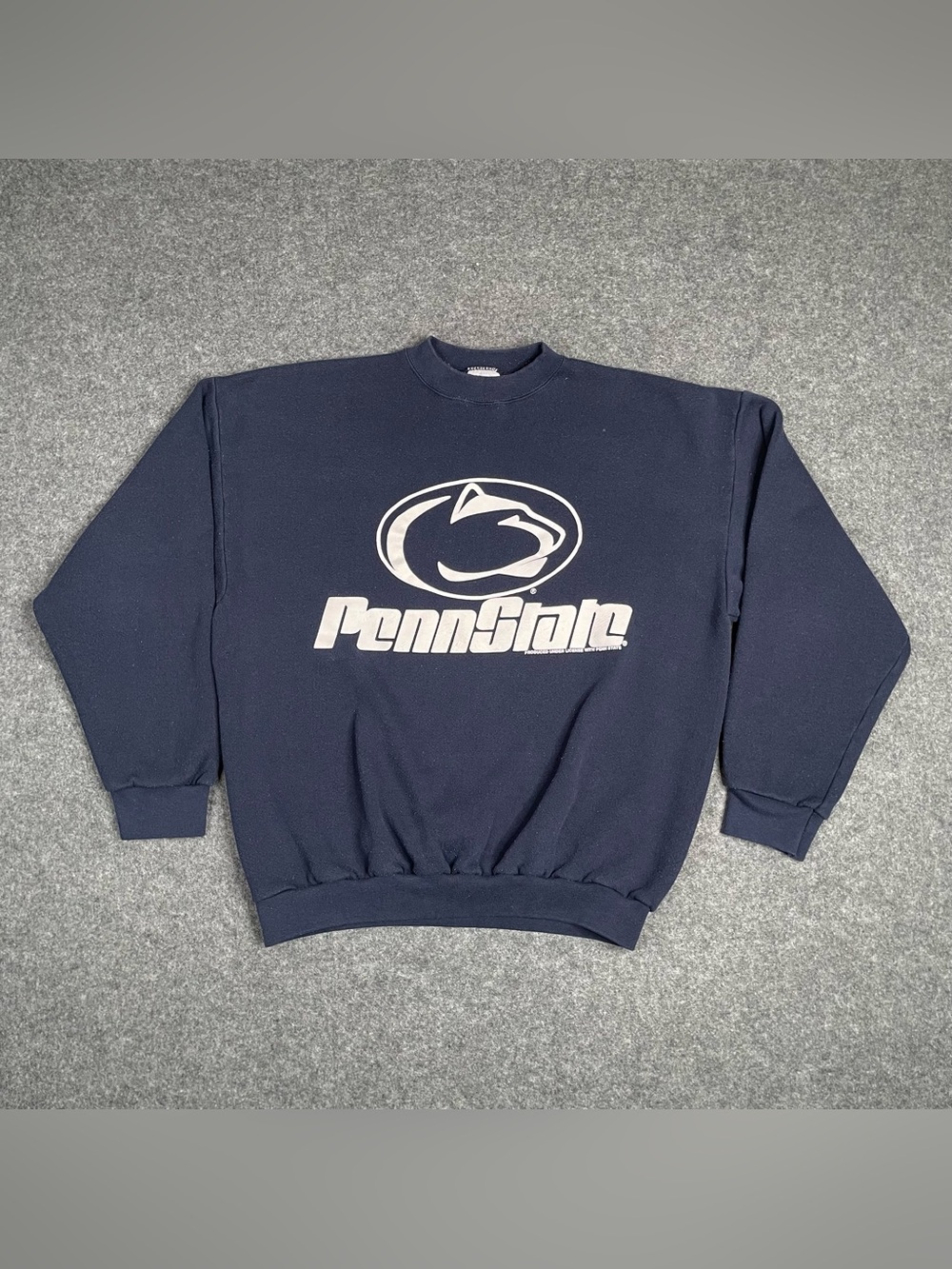 Vintage Penn State Nittany Lions Sweater Men XL Navy Logo 7 Crewneck NCAA Retro